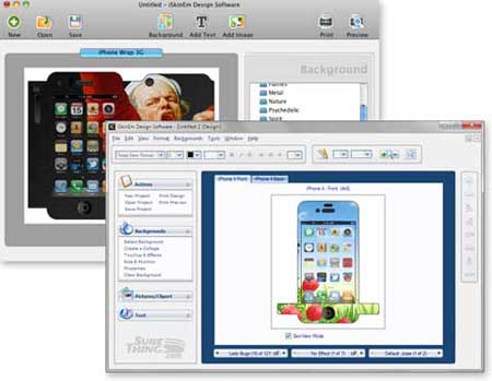 Skin Design Software for Windows and Mac OS X